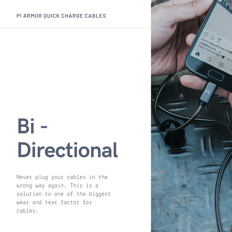 Pi Armor Bi-Directional 8-Pin Rose Gold (For iPhone) - Pi Electronics